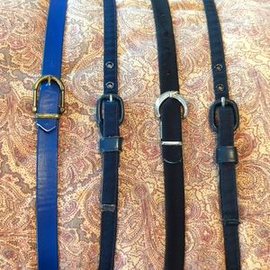 Vintage Skinny Belt Lot